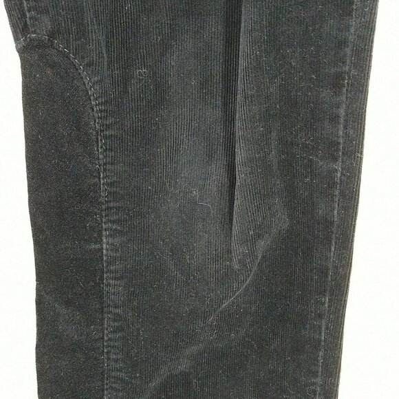 Adriano Goldschmied AG Stevie Slim Ankle Jodhpur Corduroy Pants Size 28 Black - Picture 3 of 11